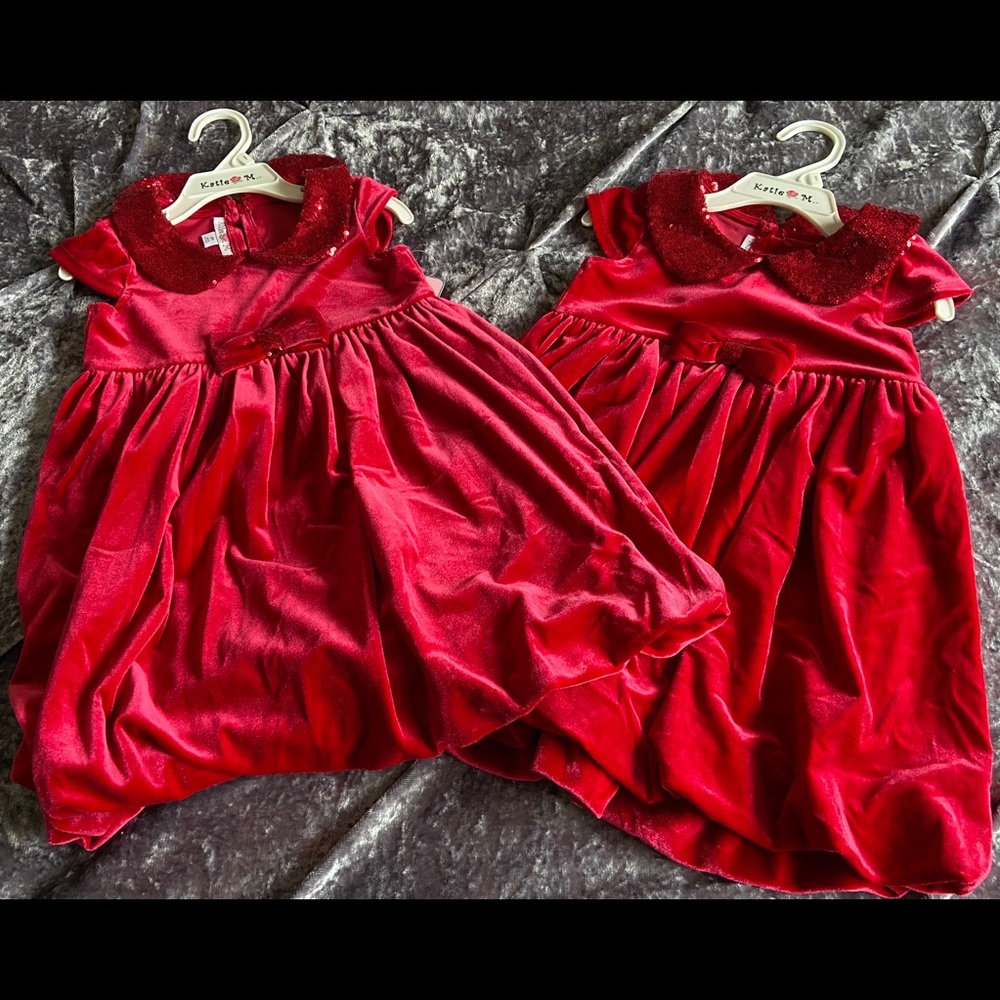 NWT Katie M. Velvet Toddler Dresses Sizes 2T & 3T - Picture 7 of 7